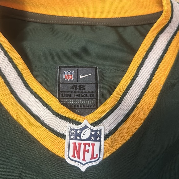 Vintage Green Bay Packers #80 Bennett NFL  embroidered Nike jersey size 48 - Picture 3 of 9